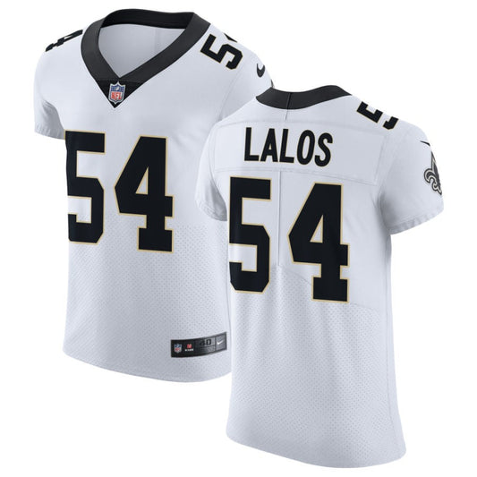 Niko Lalos New Orleans Saints Nike Vapor Untouchable Elite Jersey - White