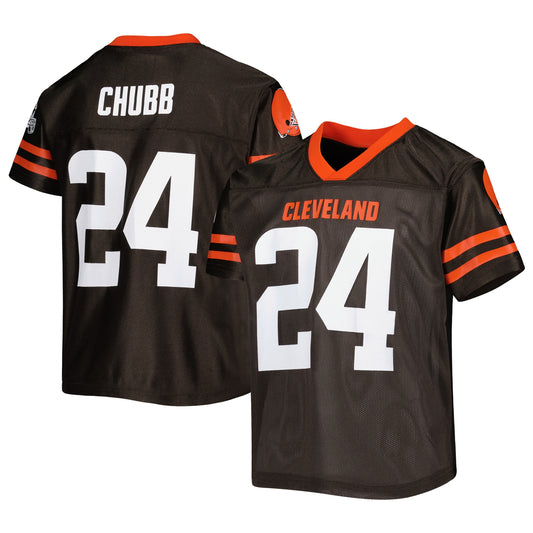 Youth Nick Chubb Brown Cleveland Browns Player Jersey