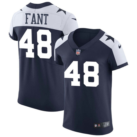 Princeton Fant Dallas Cowboys Nike Alternate Vapor Elite Jersey - Navy