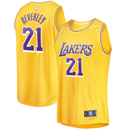 Patrick Beverly Los Angeles Lakers Fanatics Branded Fast Break Replica Jersey - Icon Edition - Gold