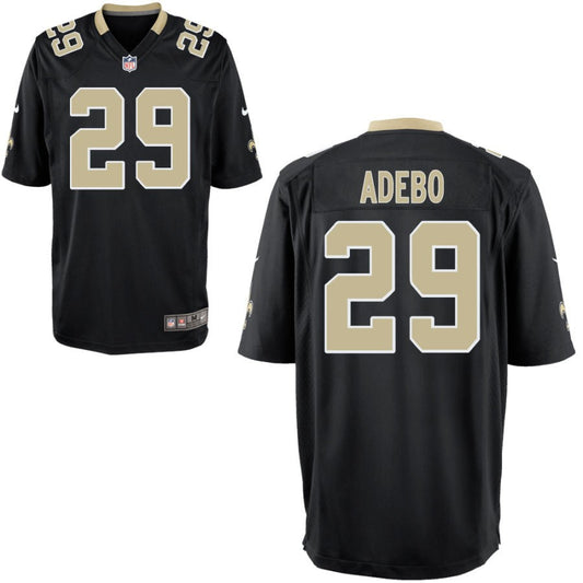 Paulson Adebo New Orleans Saints Nike Youth Game Jersey - Black