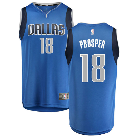 Olivier-Maxence Prosper Dallas Mavericks Fanatics Branded Fast Break Replica Jersey Blue - Icon Edition