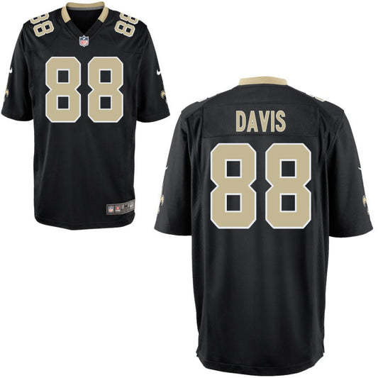 Shaquan Davis New Orleans Saints Nike Youth Game Jersey - Black