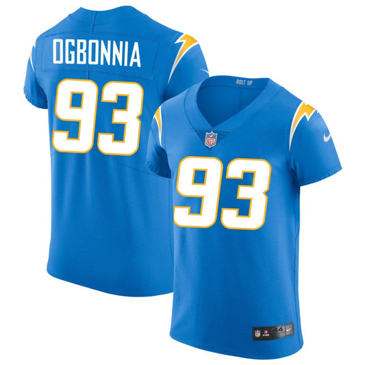 Otito Ogbonnia Los Angeles Chargers Nike Vapor Elite Jersey - Powder Blue