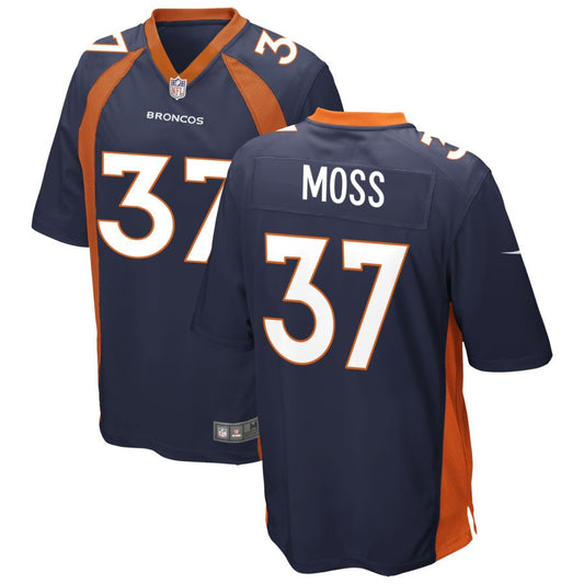 Riley Moss Denver Broncos Nike Youth Game Jersey - Navy