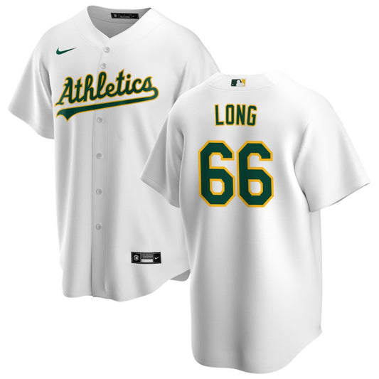 Sam Long Oakland Athletics Nike Home Replica Jersey - White