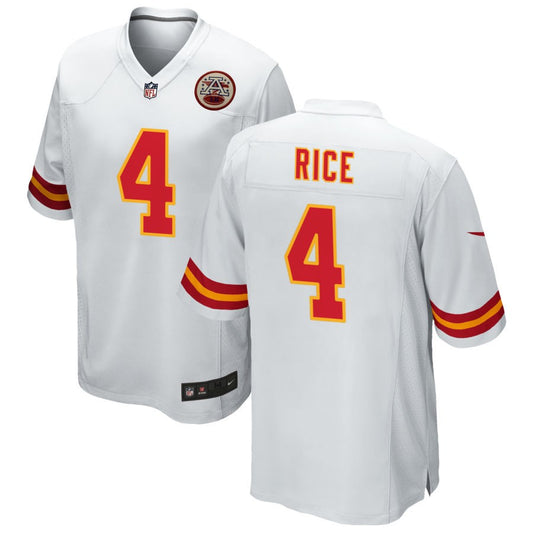 Rashee Rice Kansas City Chiefs Nike Game Jersey - White