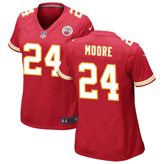 Skyy Moore Kansas City Chiefs Nike Women's Game Jersey - Red