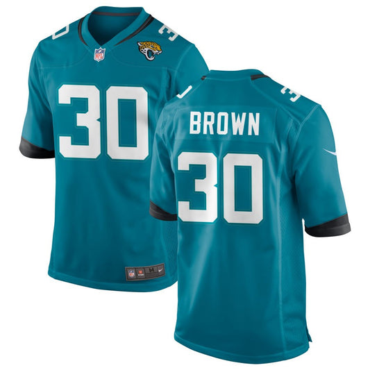 Montaric Brown Jacksonville Jaguars Nike Alternate Game Jersey - Teal