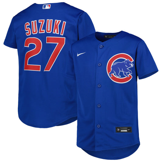 Seiya Suzuki Chicago Cubs Nike Youth Alternate Replica Player Jersey - Royal