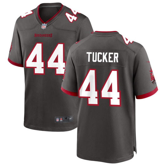 Sean Tucker Tampa Bay Buccaneers Nike Alternate Game Jersey - Pewter