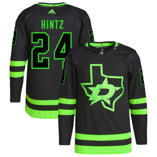 Roope Hintz Dallas Stars adidas Alternate Primegreen Authentic Pro Jersey - Black