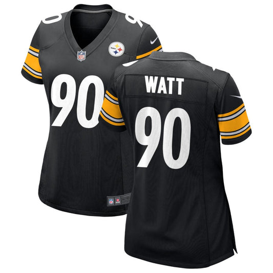 T.J. Watt Pittsburgh Steelers Nike Women's Game Jersey - Black