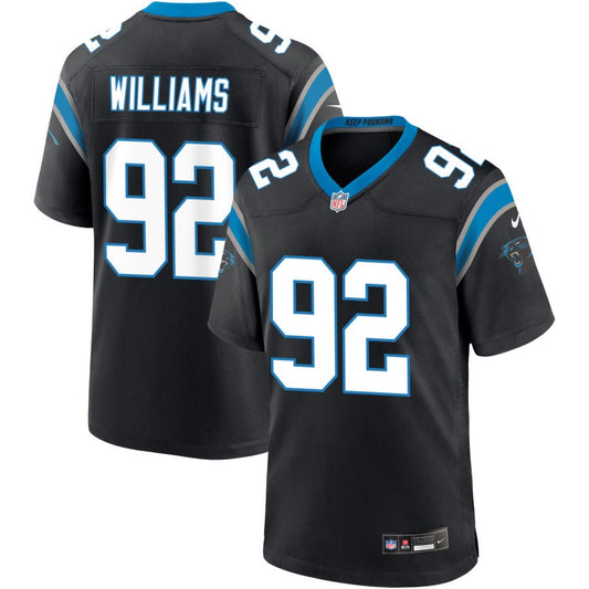 Raequan Williams Carolina Panthers Nike Game Jersey - Black