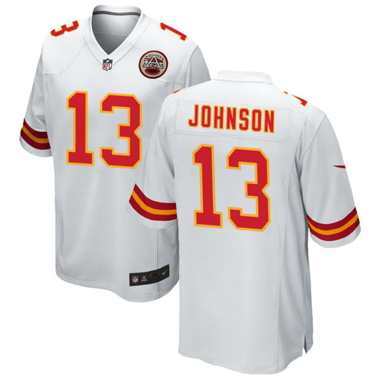 Nazeeh Johnson Kansas City Chiefs Nike Game Jersey - White