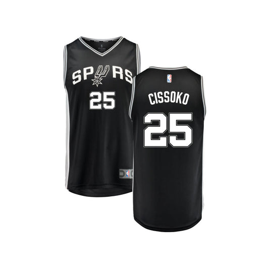 Sidy Cissoko San Antonio Spurs Fanatics Branded Youth Fast Break Replica Jersey Black - Icon Edition