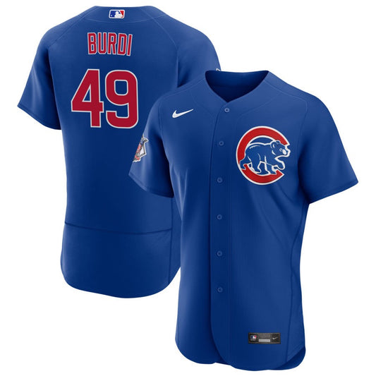 Nick Burdi Chicago Cubs Nike Alternate Authentic Jersey - Royal