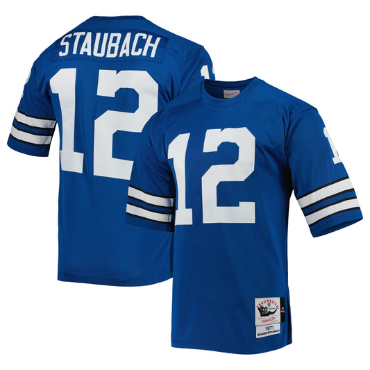 Roger Staubach Dallas Cowboys Mitchell & Ness 1971 Authentic Retired Player Jersey - Royal