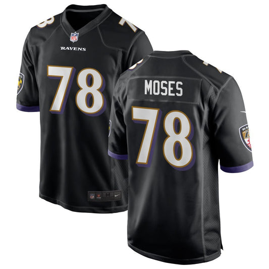 Morgan Moses Baltimore Ravens Nike Alternate Game Jersey - Black