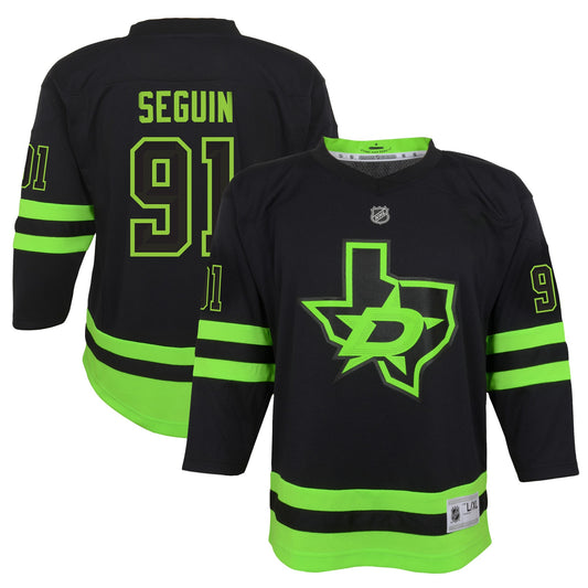 Tyler Seguin Dallas Stars Youth 2020/21 Alternate Replica Player Jersey - Black