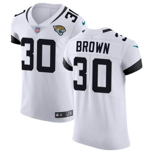 Montaric Brown Jacksonville Jaguars Nike Vapor Untouchable Elite Jersey - White