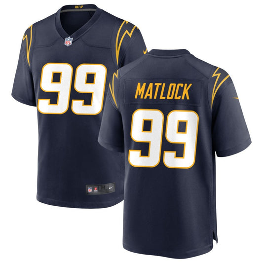 Scott Matlock Los Angeles Chargers Nike Alternate Game Jersey - Navy