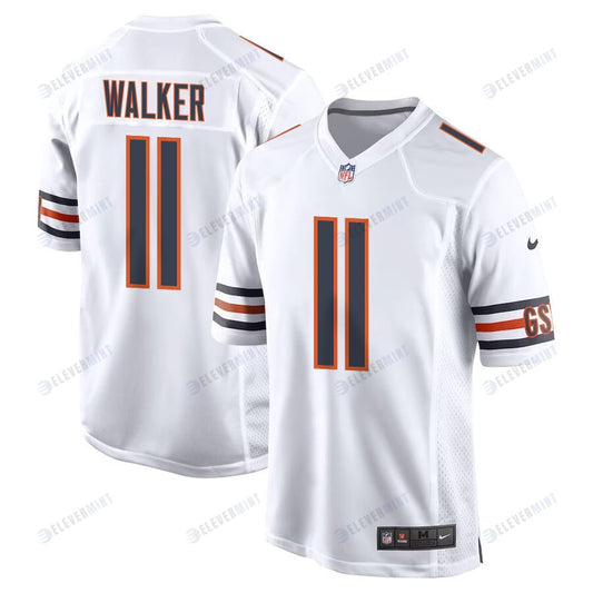 P.J. Walker 11 Chicago Bears Youth Game Jersey - White