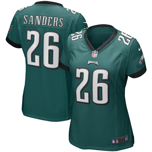 Miles Sanders Philadelphia Eagles Nike Women's Game Jersey - Midnight Green