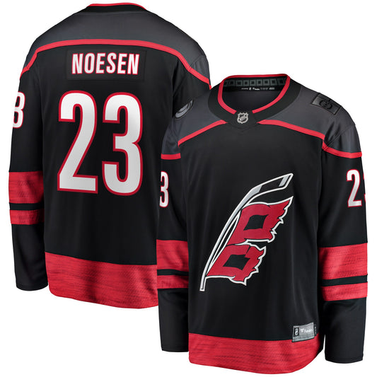 Stefan Noesen Carolina Hurricanes Fanatics Branded Home Breakaway Player Jersey - Black