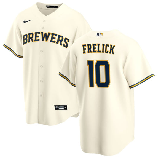 Sal Frelick Milwaukee Brewers Nike Youth Home Replica Jersey - Cream