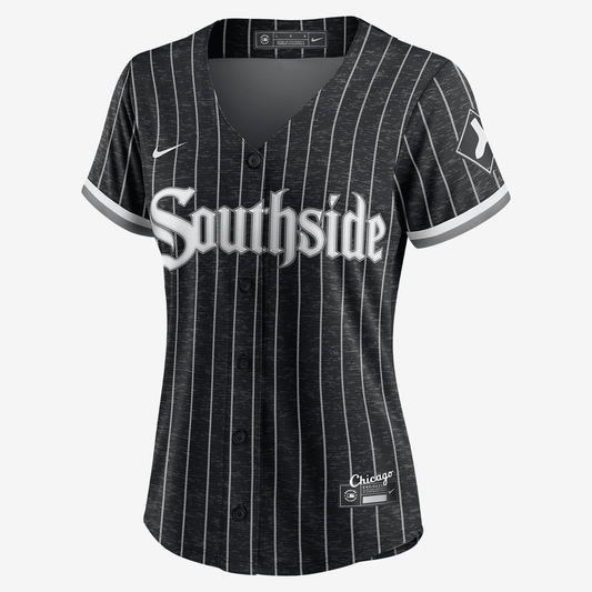 MLB Chicago White Sox City Connect Women's Replica Baseball Jersey - Black/Anthracite