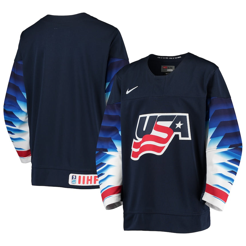 Youth USA Hockey Away Navy Replica Jersey