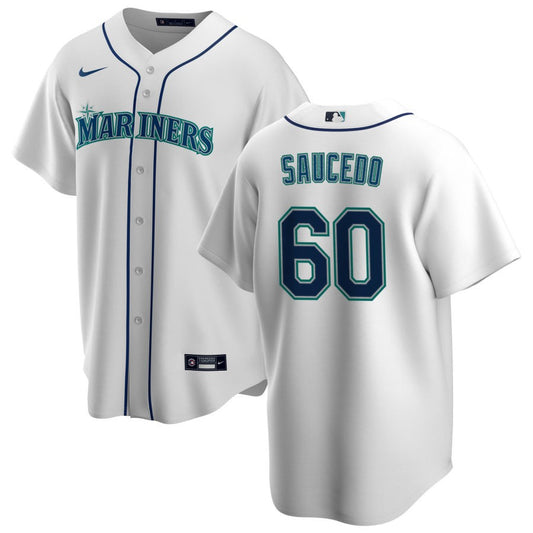 Tayler Saucedo Seattle Mariners Nike Home Replica Jersey - White