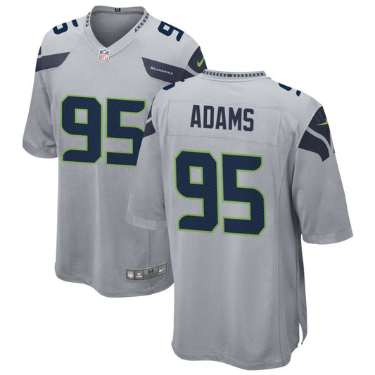 Myles Adams Seattle Seahawks Nike Alternate Game Jersey - Gray