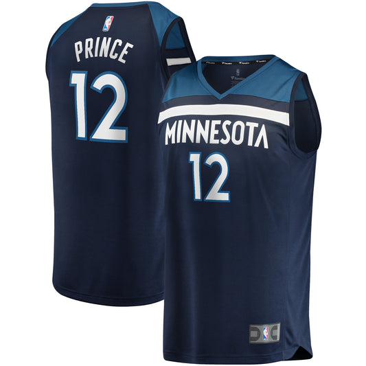 Taurean Prince Minnesota Timberwolves Fanatics Branded Youth 2021/22 Fast Break Replica Jersey - Icon Edition - Navy