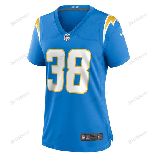 Milton Wright 38 Los Angeles Chargers Women's Game Jersey - Powder Blue