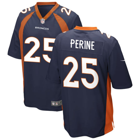 Samaje Perine Denver Broncos Nike Youth Game Jersey - Navy