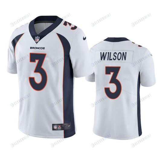 Russell Wilson 3 Denver Broncos White Vapor Limited Jersey