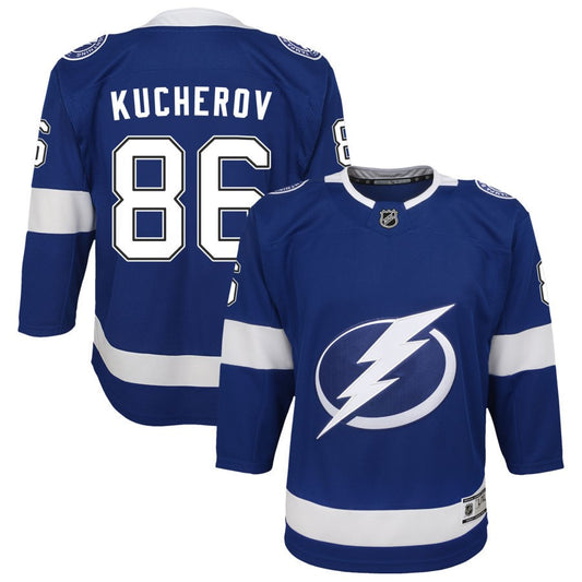 Nikita Kucherov Tampa Bay Lightning Youth Home Premier Jersey - Blue