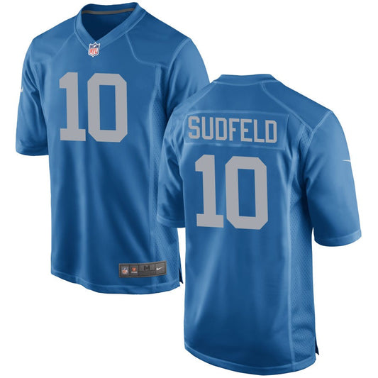 Nate Sudfeld Detroit Lions Nike Throwback Game Jersey - Blue