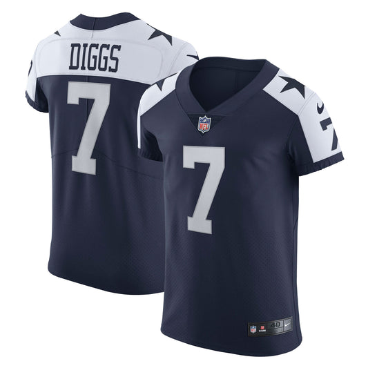 Trevon Diggs Dallas Cowboys Nike Alternate Vapor Elite Jersey - Navy