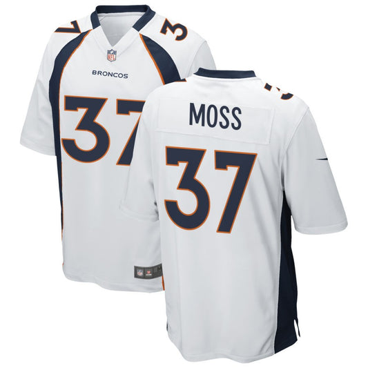 Riley Moss Denver Broncos Nike Game Jersey - White