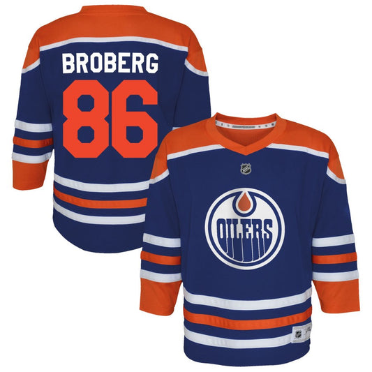 Philip Broberg  Edmonton Oilers Outerstuff Preschool Home Replica Jersey - Royal