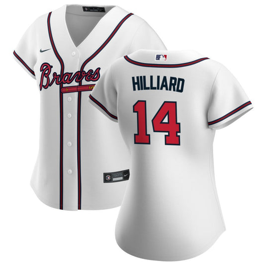 Sam Hilliard Atlanta Braves Nike Women's Home Replica Jersey - White