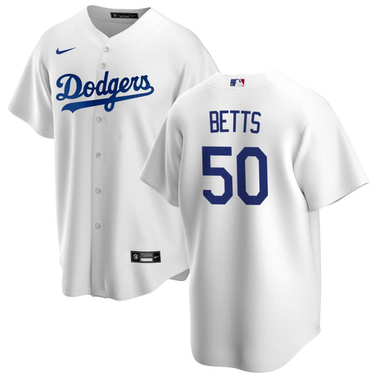 Mookie Betts Los Angeles Dodgers Nike Youth Home Replica Jersey - White