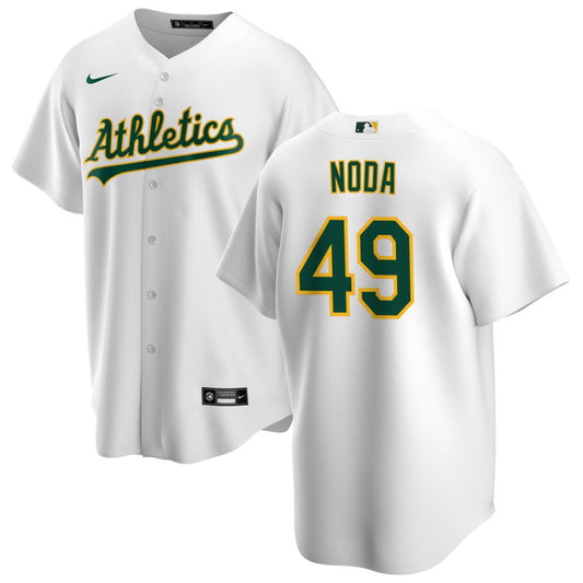 Ryan Noda Oakland Athletics Nike Home Replica Jersey - White