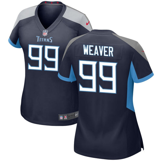 Rashad Weaver Tennessee Titans Nike Women's Game Jersey - Navy