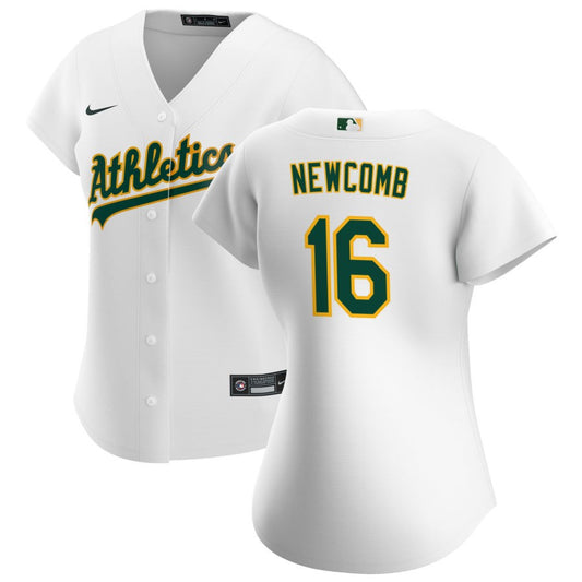 Sean Newcomb Oakland Athletics Nike Women's Home Replica Jersey - White