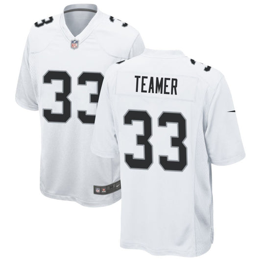 Roderic Teamer Las Vegas Raiders Nike Game Jersey - White