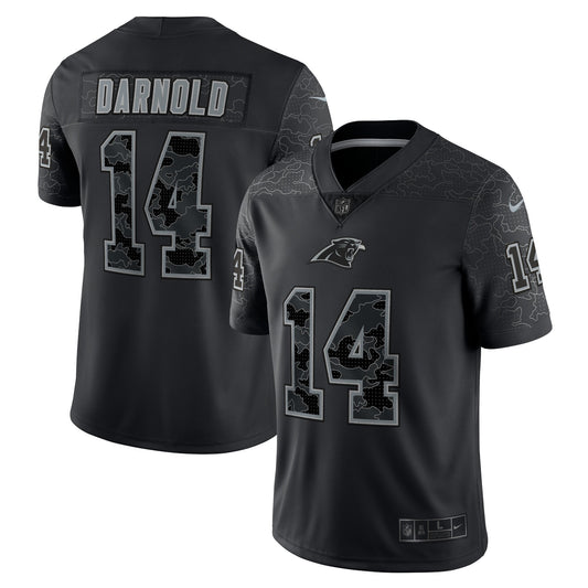 Sam Darnold Carolina Panthers Nike RFLCTV Limited Jersey - Black